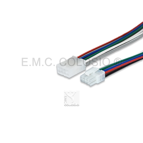 8 P Ma+Fe MINI FIT Jr Molex M18M8 - M18F8